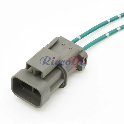 Detailed view of terminals for heavy current automotive wire connector ensuring stable electrical contact