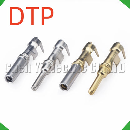 Set of 20 Pcs 2.3mm male and female wire crimp pins for sheath automotive connectors