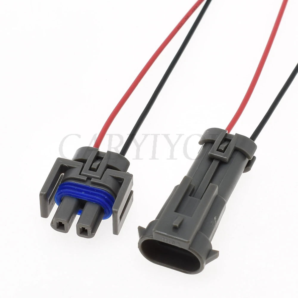 Durable housing of 2 pin automotive AC compressor wire harness connector DJ70217A-1.5-11/21