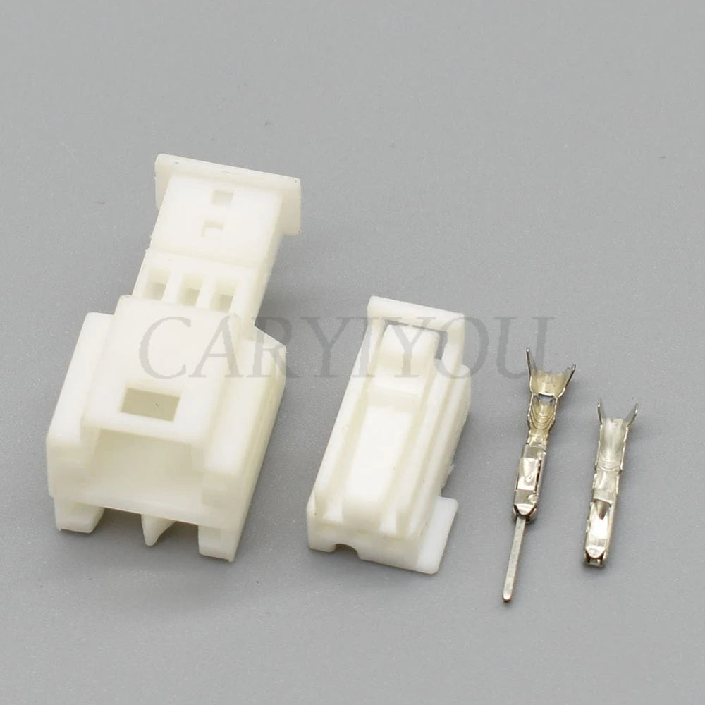 Plastic housing structure of 1-929169-1 2-929169-1 3 pin automotive wire harness connector plug cable adapter socket