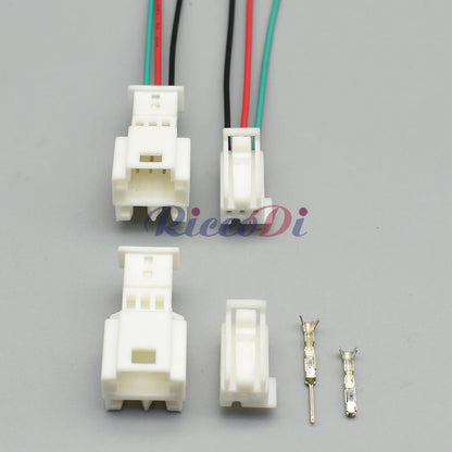 Plastic housing structure of 1-929169-1 2-929169-1 3 pin automotive wire harness connector plug cable adapter socket