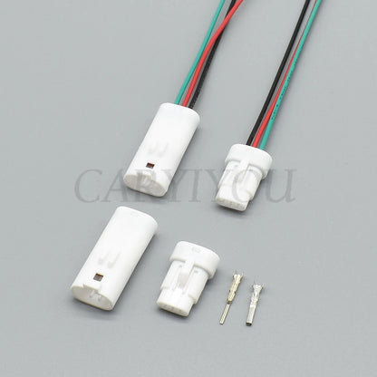 Plastic housing structure of 7123-1835 7222-1835 3 pin 1.2mm male female auto wire harness connector plug