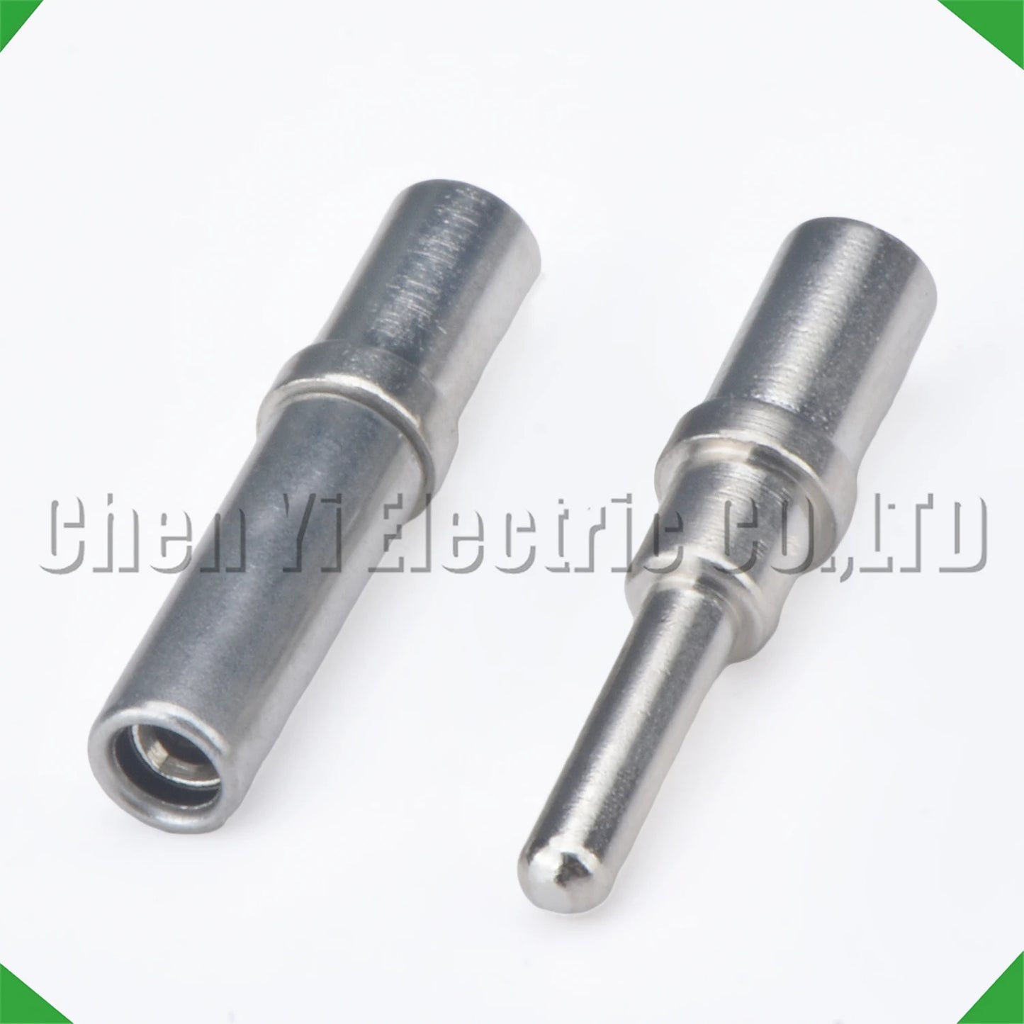 Crimp pin for automotive wire harness connector plug