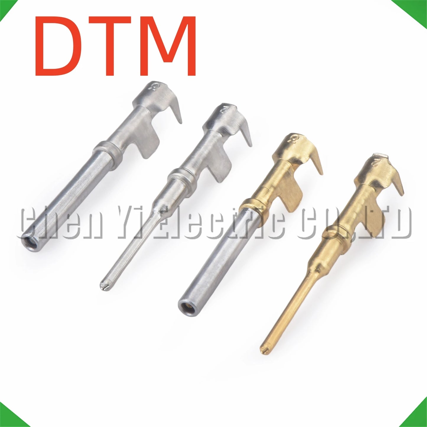 male and female crimp pins for wire harness connector