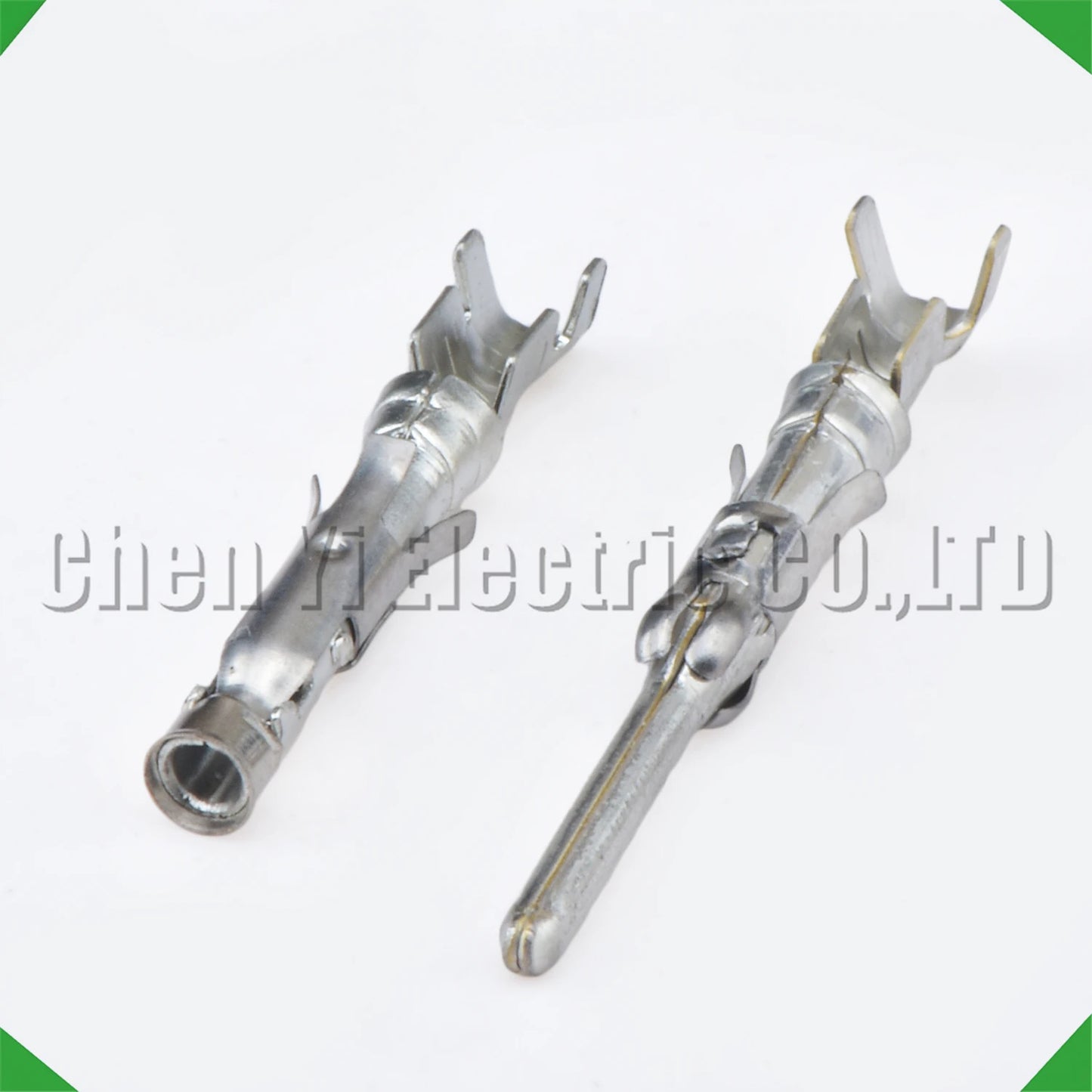 Crimp pins for automotive wire harness connectors
