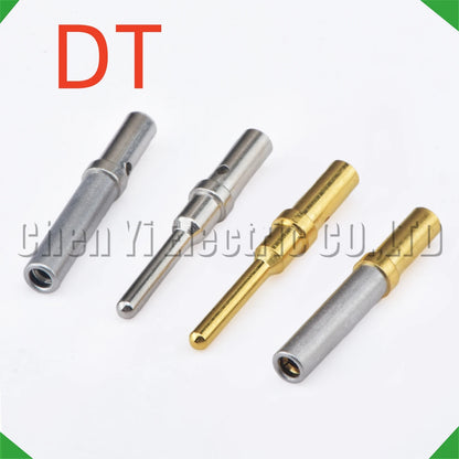 Wire harness crimp terminal pins for secure automotive connections