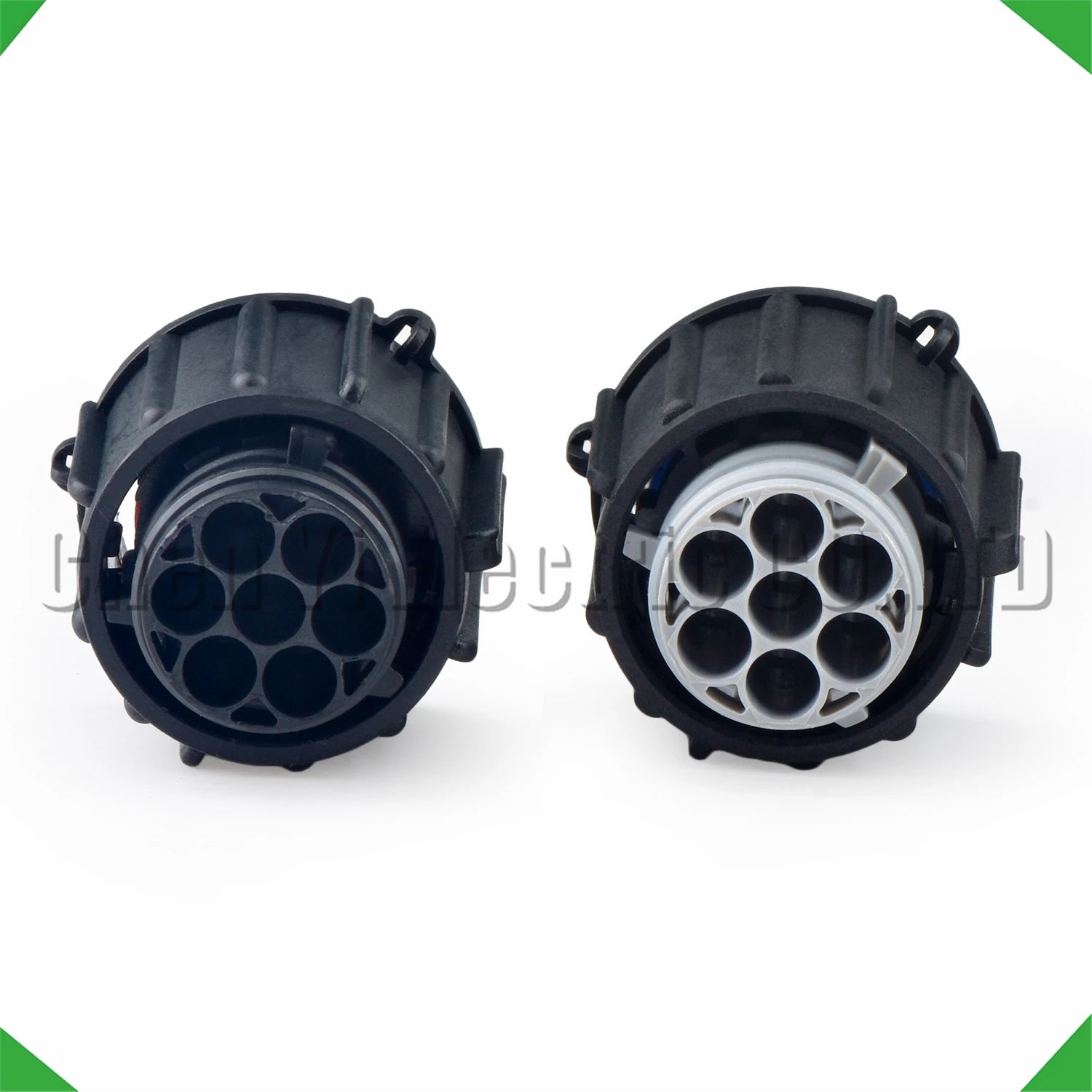 7 pin automotive headlight connector plug for secure wire harness connection