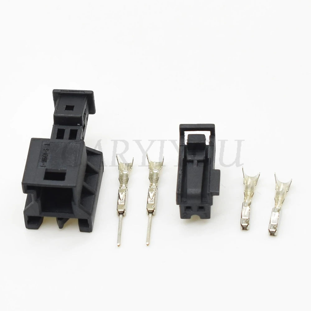 Automotive wire harness connection with 2 way 0.6mm seat ventilation connector plug ensuring stable and safe power transfer