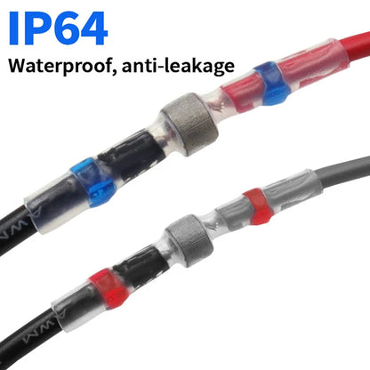 50Pcs shrinkage solder sleeve kit for electrical wire connection, heat shrink tubing for insulation and sealing