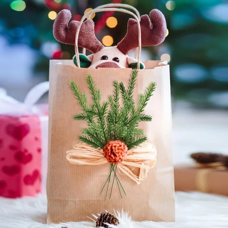 Xmas tree, gift box, and wedding flower decor using artificial branches