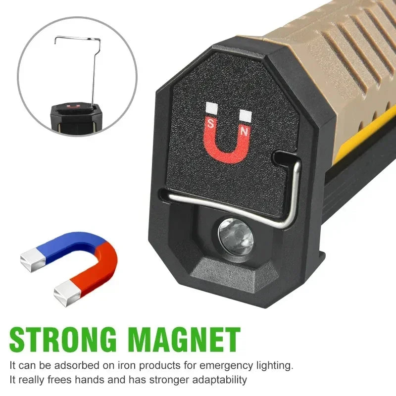 XPE LED handheld inspection lamp with battery