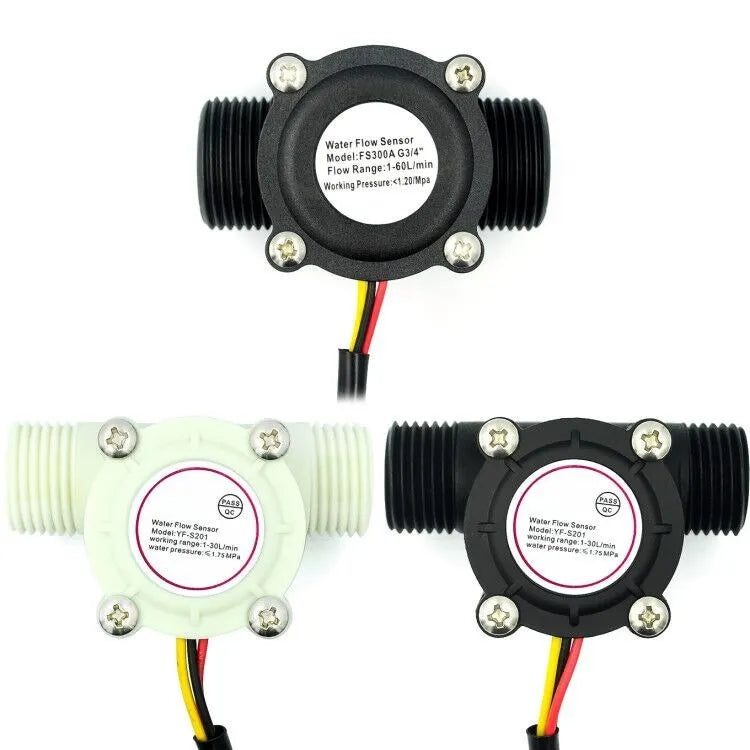 YF-S201 Hall Effect Water Flow Sensor 1-30L/min 2.0MPa Liquid Flow Swi ...