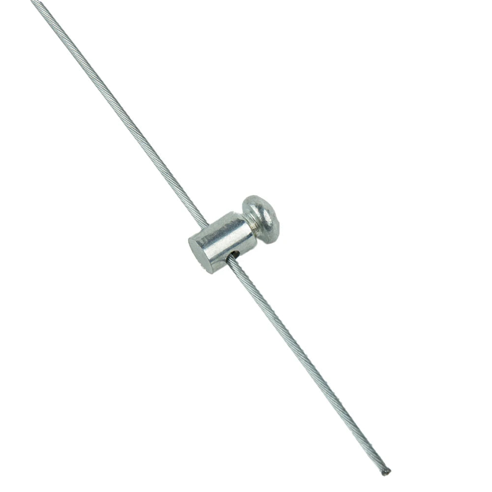 Z-hook cable for lawn mower engine brake, wheel drive, and throttle control